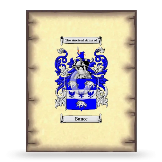 Bunce Coat of Arms Print