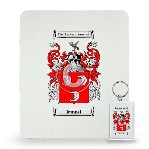 Bunnel Mouse Pad and Keychain Combo Package