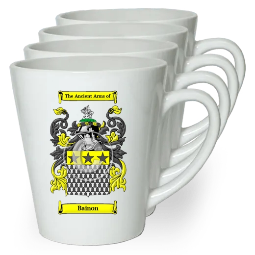 Bainon Set of 4 Latte Mugs