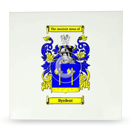 Byrdent Large Ceramic Tile with Coat of Arms