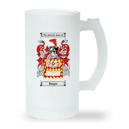 Barges Frosted Beer Stein