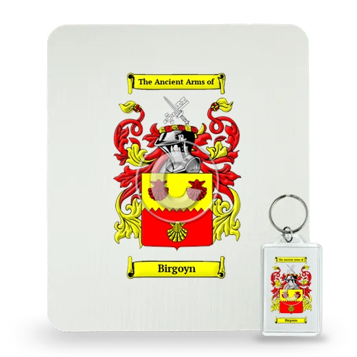 Birgoyn Mouse Pad and Keychain Combo Package