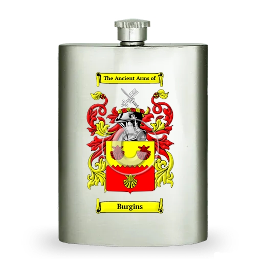 Burgins Stainless Steel Hip Flask