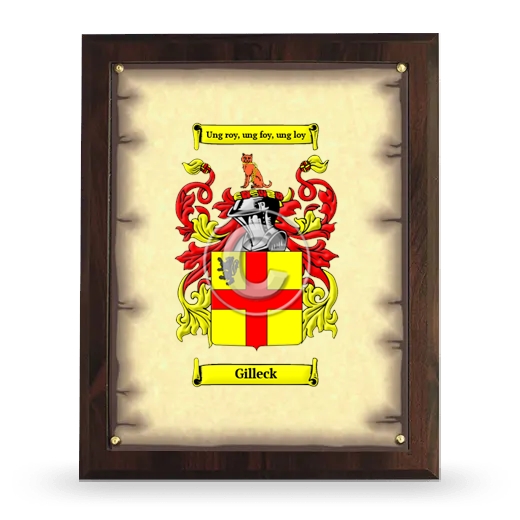 Gilleck Coat of Arms Plaque