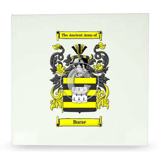 Burse Large Ceramic Tile with Coat of Arms