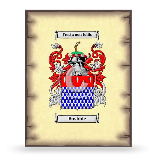 Bushbie Coat of Arms Print