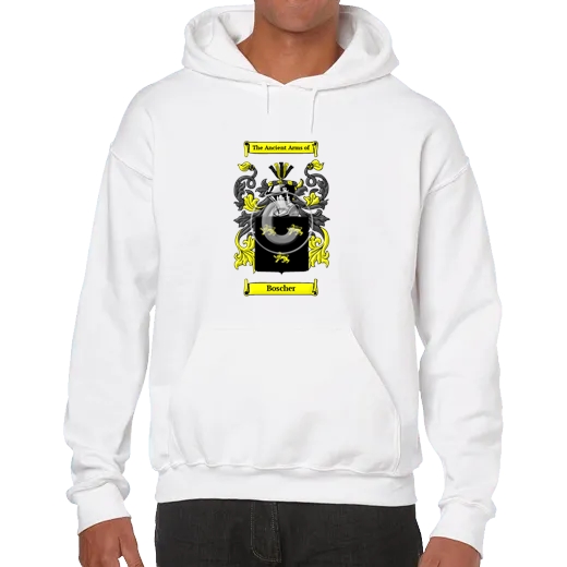 Boscher Unisex Coat of Arms Hooded Sweatshirt