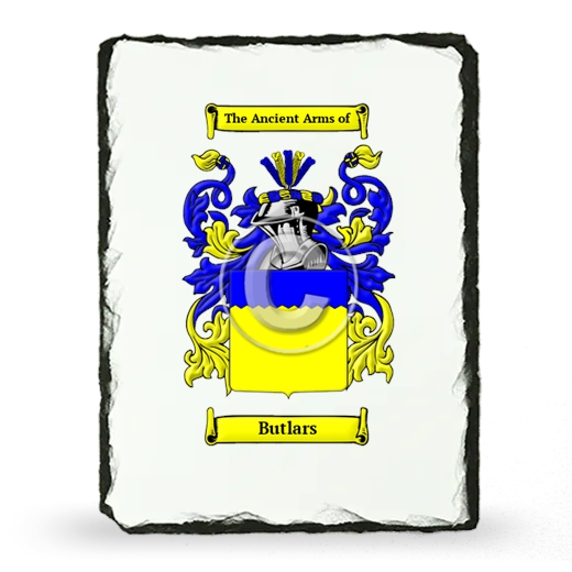 Butlars Coat of Arms Slate