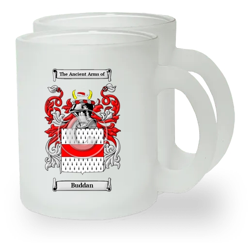 Buddan Pair of Frosted Glass Mugs