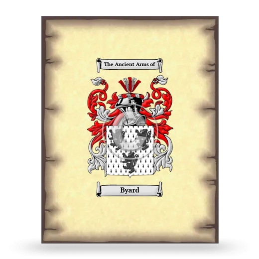 Byard Coat of Arms Print