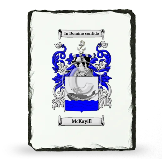 McKayill Coat of Arms Slate