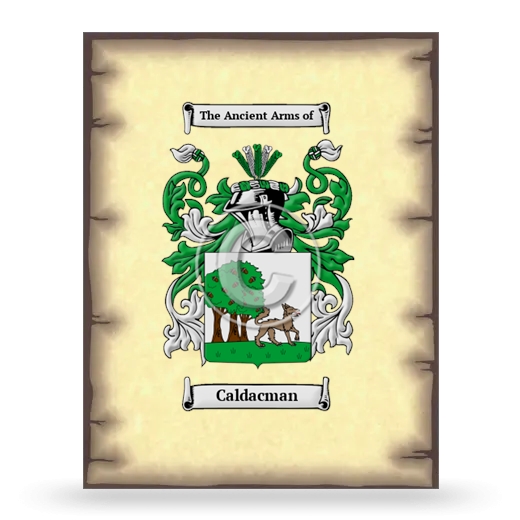 Caldacman Coat of Arms Print