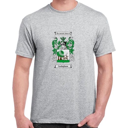 Caulaghane Grey Coat of Arms T-Shirt