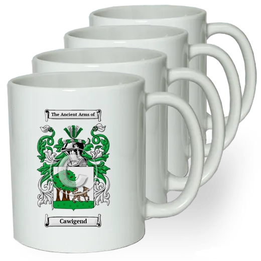 Cawigend Coffee mugs (set of four)