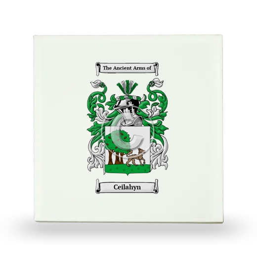 Ceilahyn Small Ceramic Tile with Coat of Arms