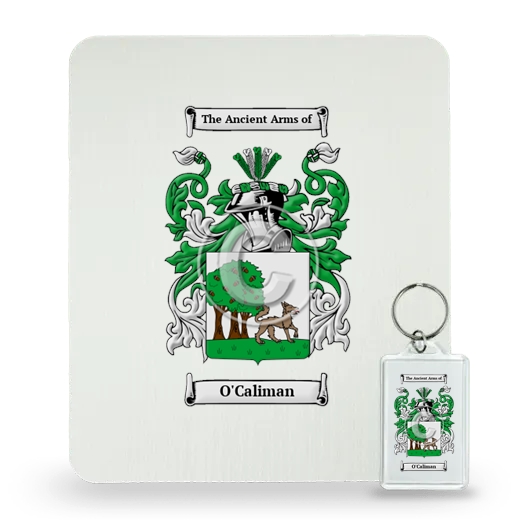 O'Caliman Mouse Pad and Keychain Combo Package