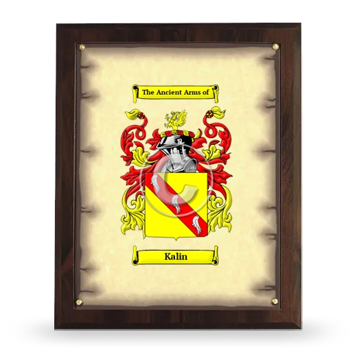 Kalin Coat of Arms Plaque