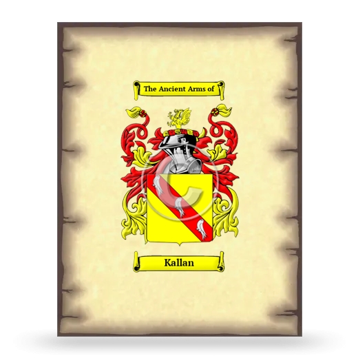 Kallan Coat of Arms Print