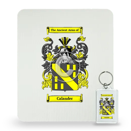 Calander Mouse Pad and Keychain Combo Package