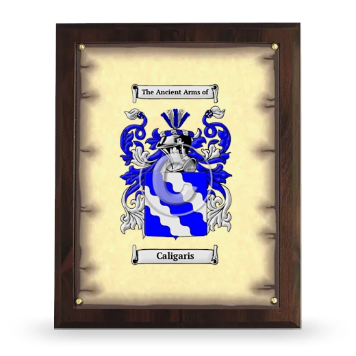 Caligaris Coat of Arms Plaque