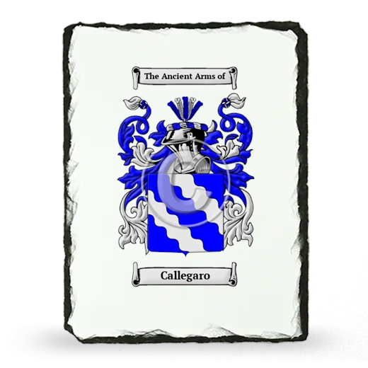 Callegaro Coat of Arms Slate