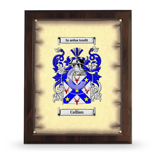Callian Coat of Arms Plaque