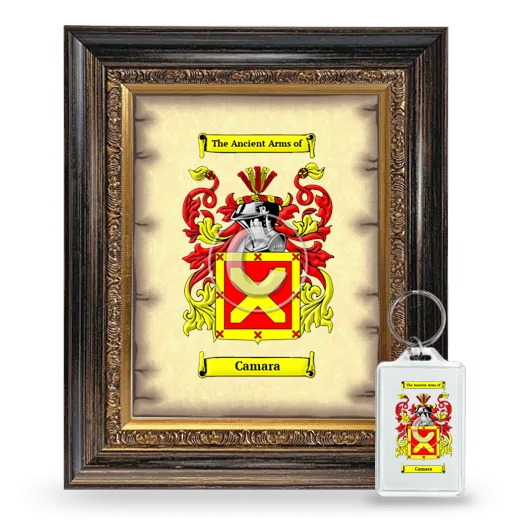 Camara Framed Coat of Arms and Keychain - Heirloom