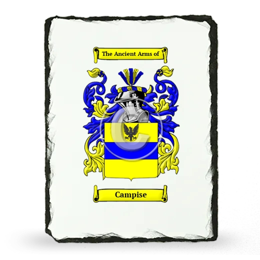 Campise Coat of Arms Slate