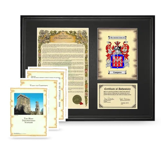 Campero Framed History And Complete History- Black