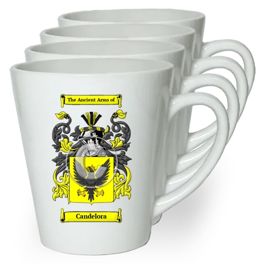 Candelora Set of 4 Latte Mugs