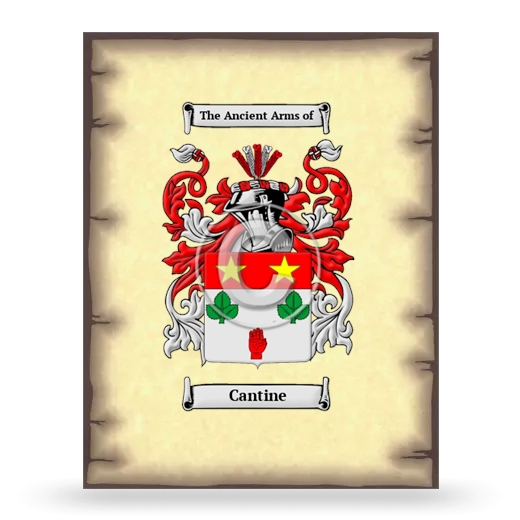 Cantine Coat of Arms Print