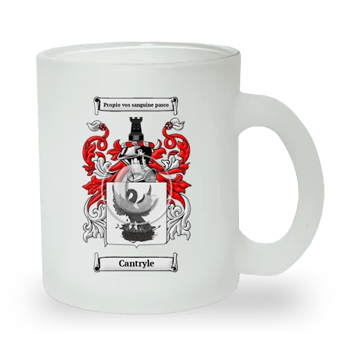 Cantryle Frosted Glass Mug