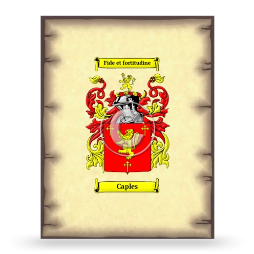 Caples Coat of Arms Print