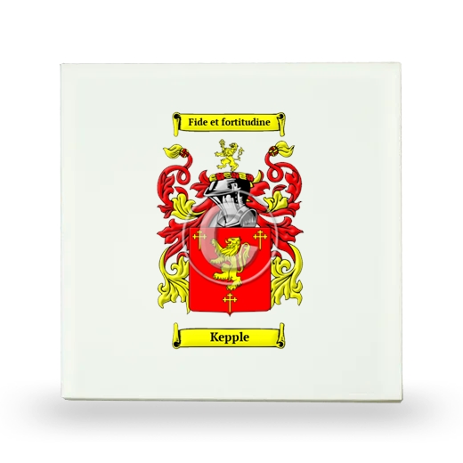 Kepple Small Ceramic Tile with Coat of Arms