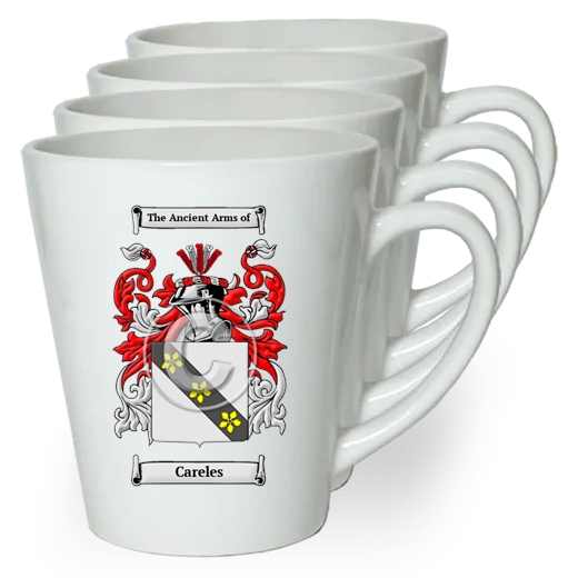 Careles Set of 4 Latte Mugs