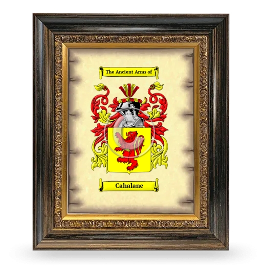 Cahalane Coat of Arms Framed - Heirloom