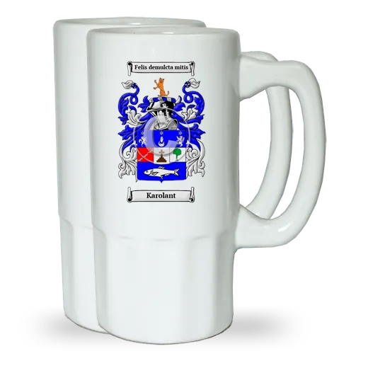 Karolant Pair of Beer Steins