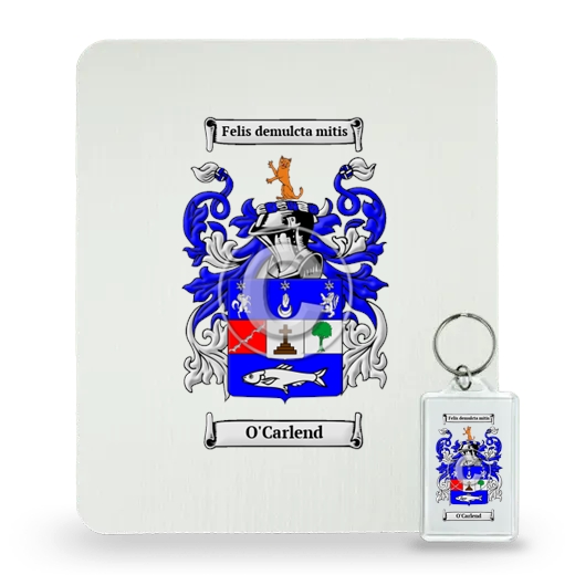 O'Carlend Mouse Pad and Keychain Combo Package