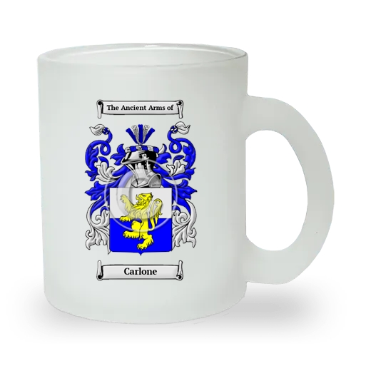 Carlone Frosted Glass Mug