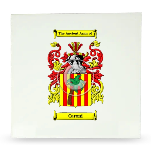 Caroni Large Ceramic Tile with Coat of Arms