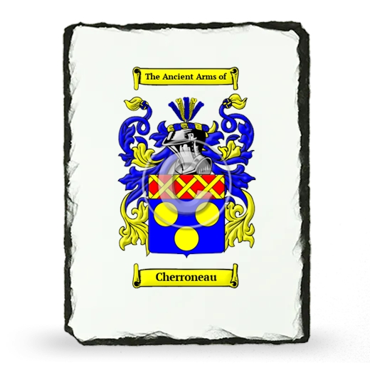 Cherroneau Coat of Arms Slate