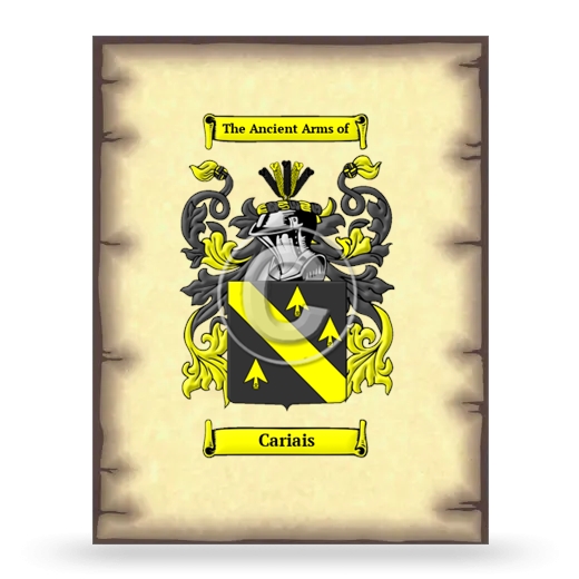 Cariais Coat of Arms Print