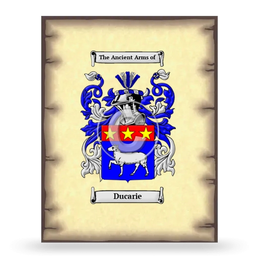 Ducarie Coat of Arms Print