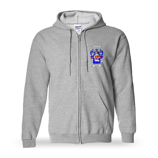 Lacarrier Unisex Coat of Arms Zip Sweatshirt