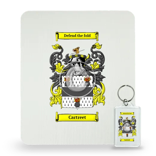 Cartreet Mouse Pad and Keychain Combo Package