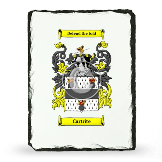 Cartrite Coat of Arms Slate
