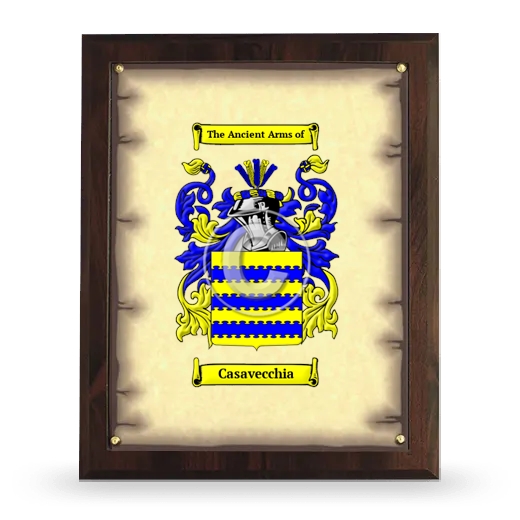 Casavecchia Coat of Arms Plaque