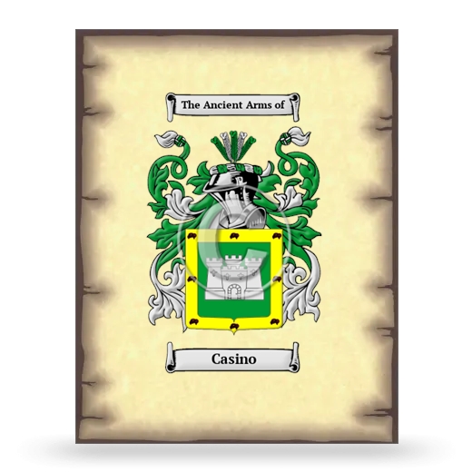 Casino Coat of Arms Print