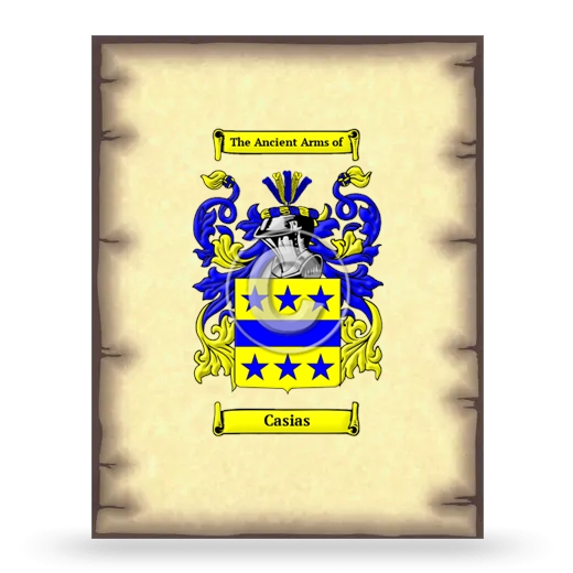 Casias Coat of Arms Print