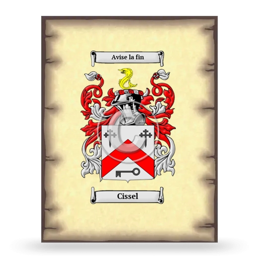 Cissel Coat of Arms Print